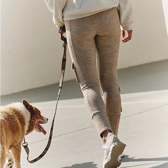 FP Movement by Free People Trail Leggings in Muted Beige - Picture 3 of 11